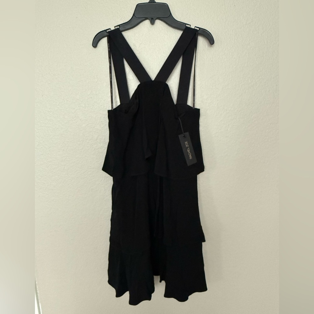Shinestar Black Ruched Mini Dress - Picture 2 of 5